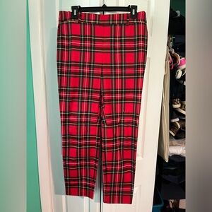 J.Crew Factory Tartan Plaid Winnie Pant